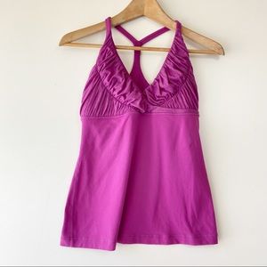 Lululemon pure balance violaceous yoga tank top